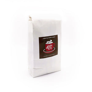 Bag of Broadway Blend Decaf coffee at Lambertville Trading Company