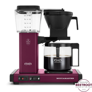 Moccamaster KBGV coffee brewer in Beetroot