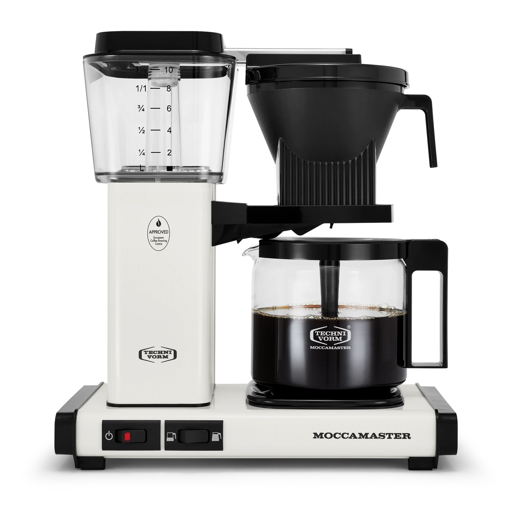 Moccamaster KBGV coffee brewer in Off White
