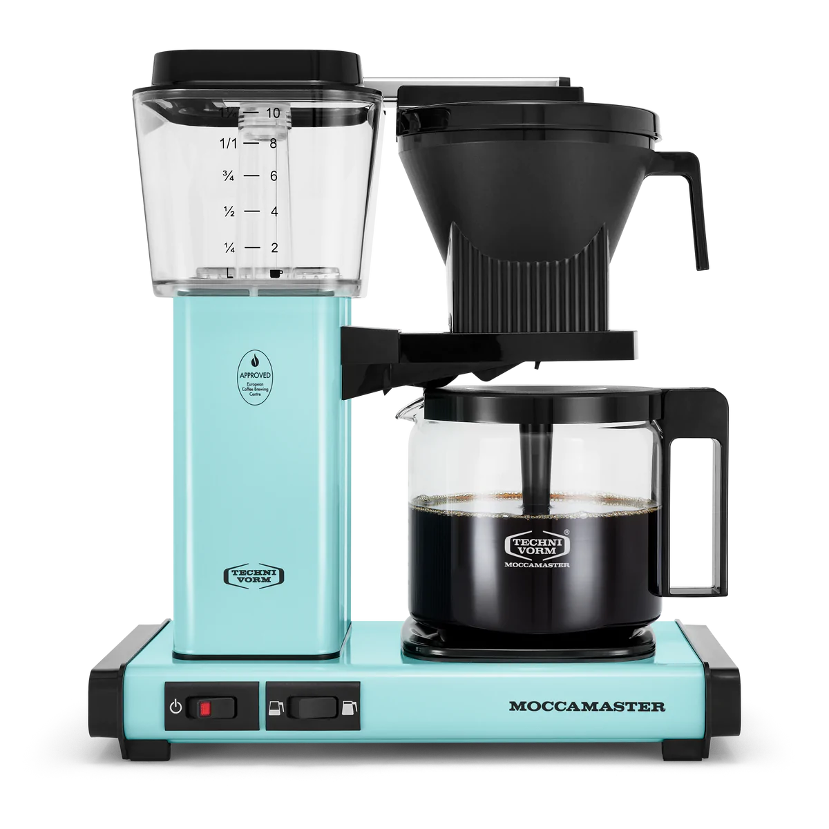 Moccamaster KBGV coffee brewer in Turquoise