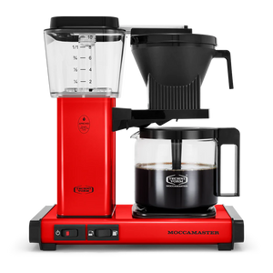 Moccamaster KBGV coffee brewer in Red