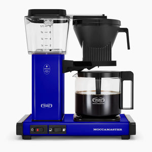 Moccamaster KBGV coffee brewer in Royal Blue